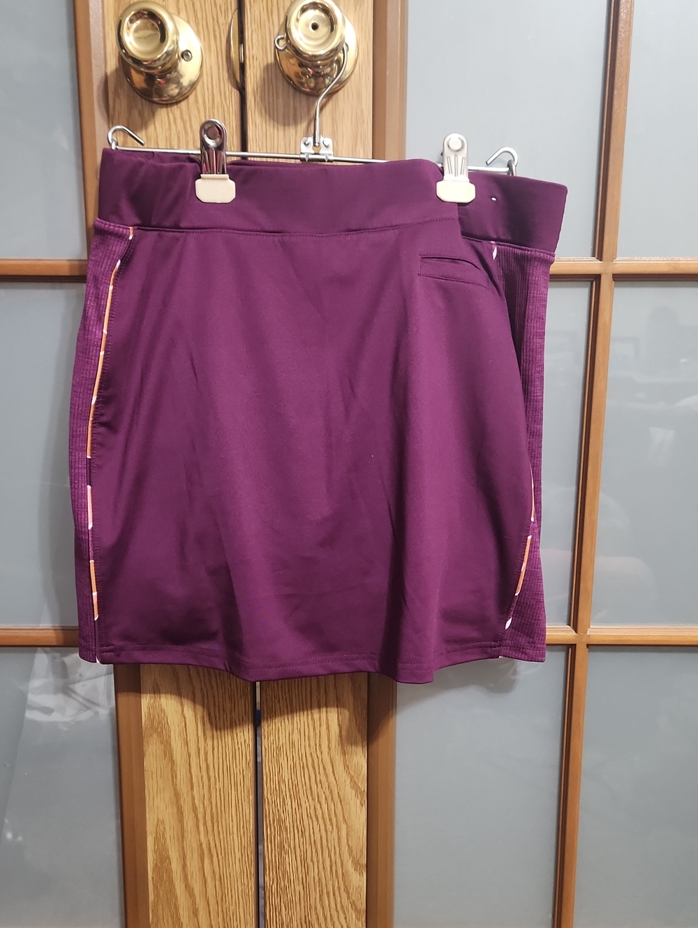 Pebble Beach Dry-Luxe Performance Purple Womens Medium Golf Skort